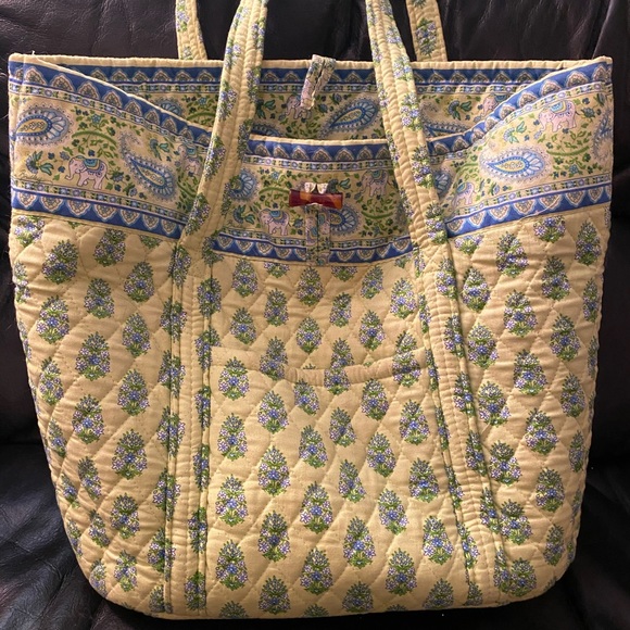 Vera Bradley Citrus Large Tote Bag - Picture 1 of 3